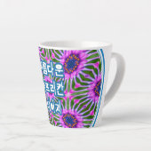 Esthetic Daisy Pattern Milchtasse (Rechte Ecke)
