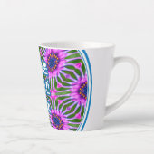 Esthetic Daisy Pattern Milchtasse (Rechts)