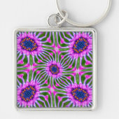 Esthetic Daisy Pattern Schlüsselanhänger (Vorne)