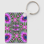 Esthetic Daisy Pattern Schlüsselanhänger (Rückseite)