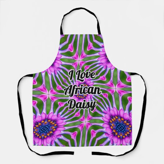 Esthetic Daisy Pattern Schürze (Vorderseite)