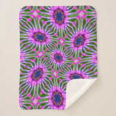 Esthetic Daisy Pattern Sherpadecke (Vorderseite)