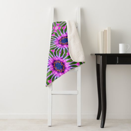 Esthetic Daisy Pattern Sherpadecke (Beispiel)