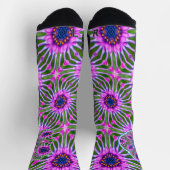 Esthetic Daisy Pattern Socken (Oben)