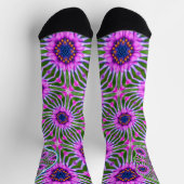 Esthetic Daisy Pattern Socken (Oben)