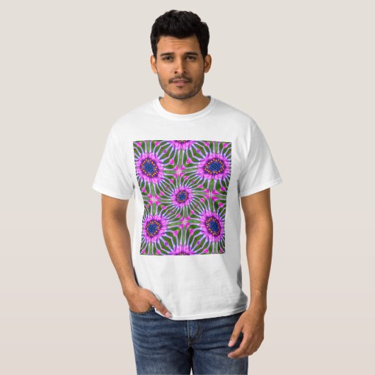 Esthetic Daisy Pattern T-Shirt (Vorne ganz)