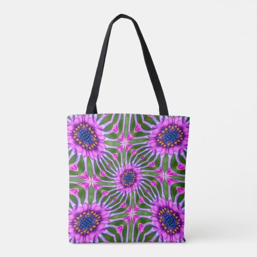 Esthetic Daisy Pattern Tasche (Rückseite)
