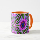 Esthetic Daisy Pattern Tasse (VorderseiteRechts)