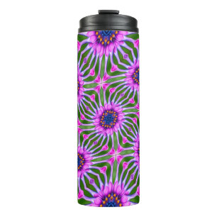 Esthetic Daisy Pattern Thermosbecher
