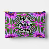 Esthetic Daisy Pattern Zubehörtasche (Vorderseite)