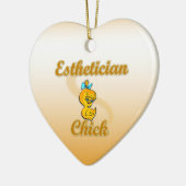 Esthetician Chick Keramikornament (Links)