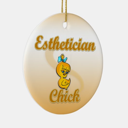 Esthetician Chick Keramikornament (Rechts)