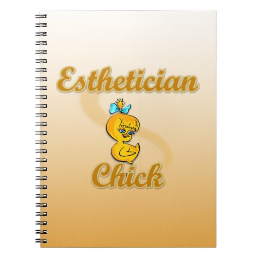 Esthetician Chick Notizblock (Vorderseite)