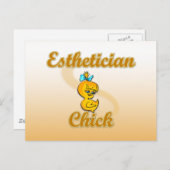 Esthetician Chick Postkarte (Vorne/Hinten)