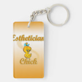 Esthetician Chick Schlüsselanhänger (Rückseite)
