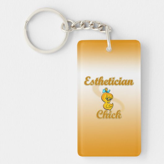 Esthetician Chick Schlüsselanhänger (Vorderseite)