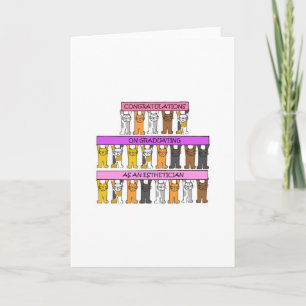Esthetician Graduate Glückwunsch Karte