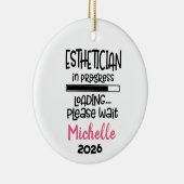 Esthetician In Progress  Keramik Ornament (Rechts)