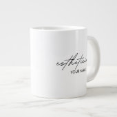 Esthetician Notebook - Personalized Gift Jumbo-Tasse (Vorderseite Rechts)