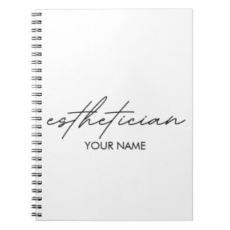 Esthetician Notebook - Personalized Gift Notizblock
