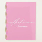 Esthetician Notebook - Personalized Gift Planer (Vorderseite)