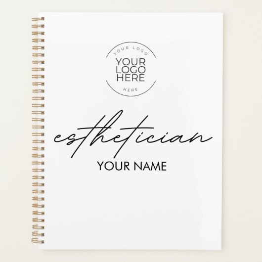 Esthetician Notebook - Personalized Gift Planer (Vorderseite)