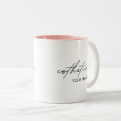 Esthetician Notebook - Personalized Gift Zweifarbige Tasse (VorderseiteRechts)