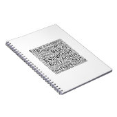 Esthetician Notizblock (Rechte Seite)