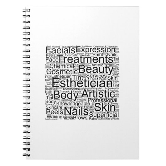 Esthetician Notizblock (Vorderseite)