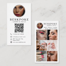 Esthetician Photo Feed Grid Social Media QR Code  Visitenkarte