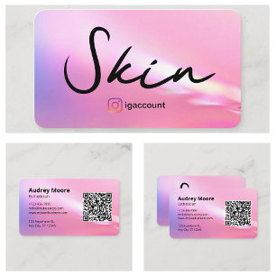 Esthetician Skin Makeup Visitenkarte