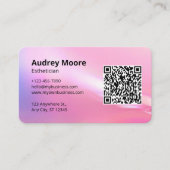 Esthetician Skin Makeup Visitenkarte (Vorderseite)