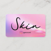 Esthetician Skin Makeup Visitenkarte (Rückseite)