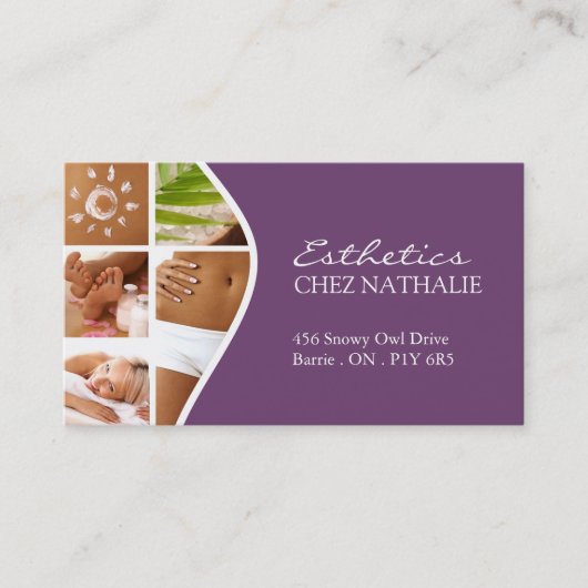 Esthetician ~ Visitenkarte (Vorderseite)