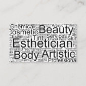 Esthetician-Visitenkarte Visitenkarte (Vorderseite)