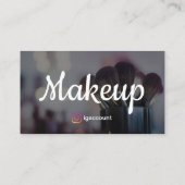 Estheticians Makeup Artist Visitenkarte (Rückseite)