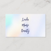 Esthetiker Beauty Hologram Visitenkarte (Vorderseite)