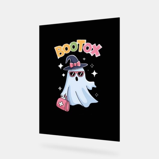 Esthetiker Botox Halloween ästhetische Krankenschw Acrylschild (Winkel)