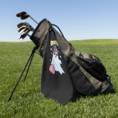 Esthetiker Botox Halloween ästhetische Krankenschw Golfhandtuch (Gras)