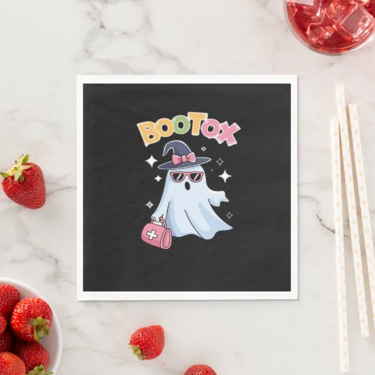 Esthetiker Botox Halloween ästhetische Krankenschw Serviette (Beispiel)