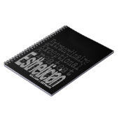 Esthetiker Extraordinaire CUSTOM Notizblock (Linke Seite)