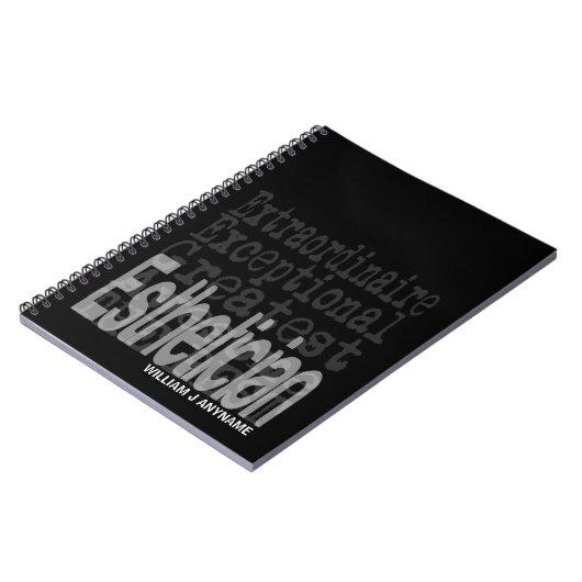 Esthetiker Extraordinaire CUSTOM Notizblock (Linke Seite)