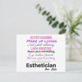 Esthetiker Postkarte (Stehend Vorderseite)