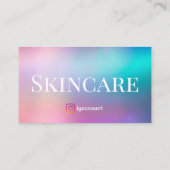 Esthetiker Skincare Visitenkarte (Rückseite)