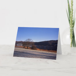 Esthwiate Water Winter Feiertagskarte