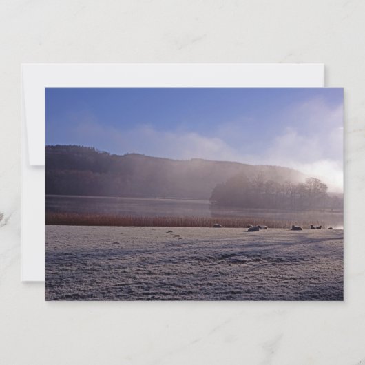 Esthwiate Water Winter Holiday Card Feiertagskarte (Vorderseite)