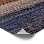 Esthwiate Water Winter Holiday Card Poster (Ecke)