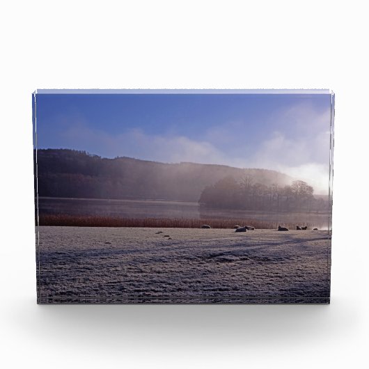 Esthwiate Water Winter Holiday Card Poster Fotoblock (Vorderseite)