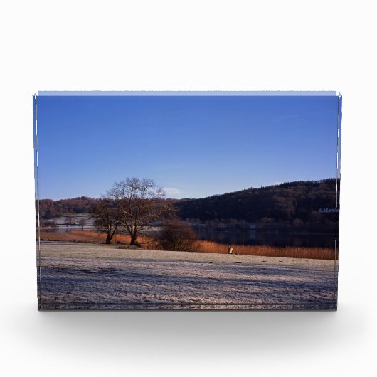 Esthwiate Water Winter Holiday Card Poster Fotoblock (Vorderseite)
