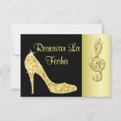 Estilete Eorado und Violinschlüssel 25th Save The Date (Vorderseite)